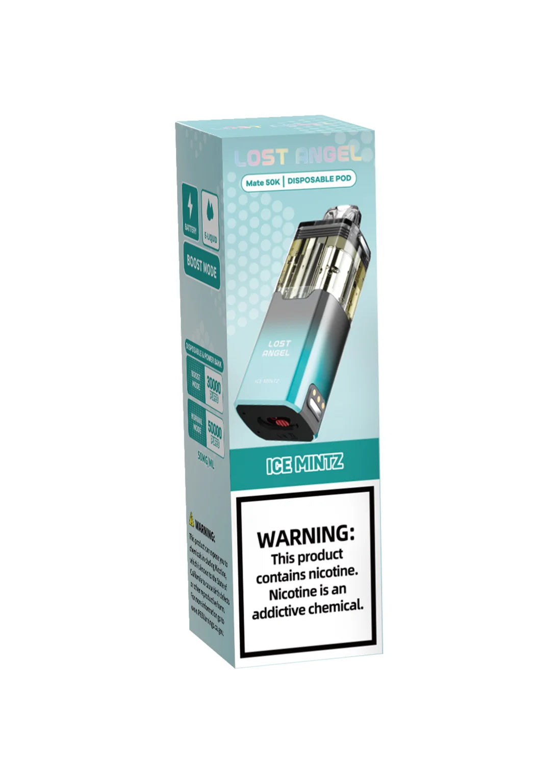 Lost Angel Mate 50K Pod Ice Mintz | GetPop Lost Angel Mate 50K Pod Ice Mintz | GetPop