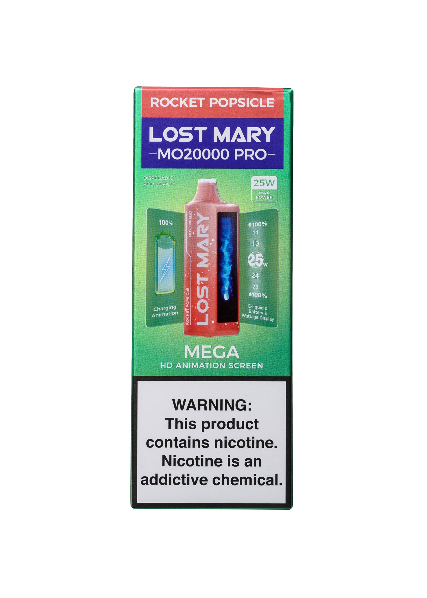 Lost Mary MO20000 PRO Rocket Popsicle | GetPop Lost Mary MO20000 PRO Rocket Popsicle | GetPop