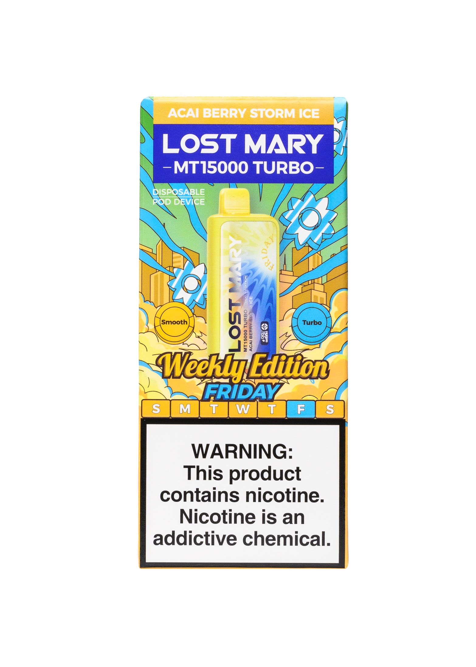 Lost Mary MT15000 Turbo Acai Berry Storm Ice | GetPop Lost Mary MT15000 Turbo Acai Berry Storm Ice | GetPop
