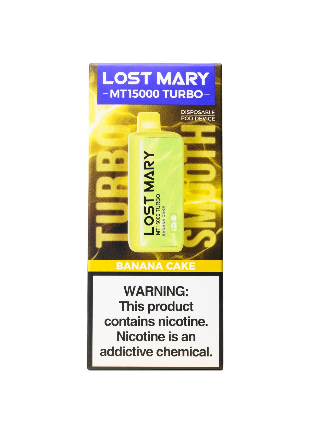 Lost Mary MT15000 Turbo Banana Cake | GetPop Lost Mary MT15000 Turbo Banana Cake | GetPop