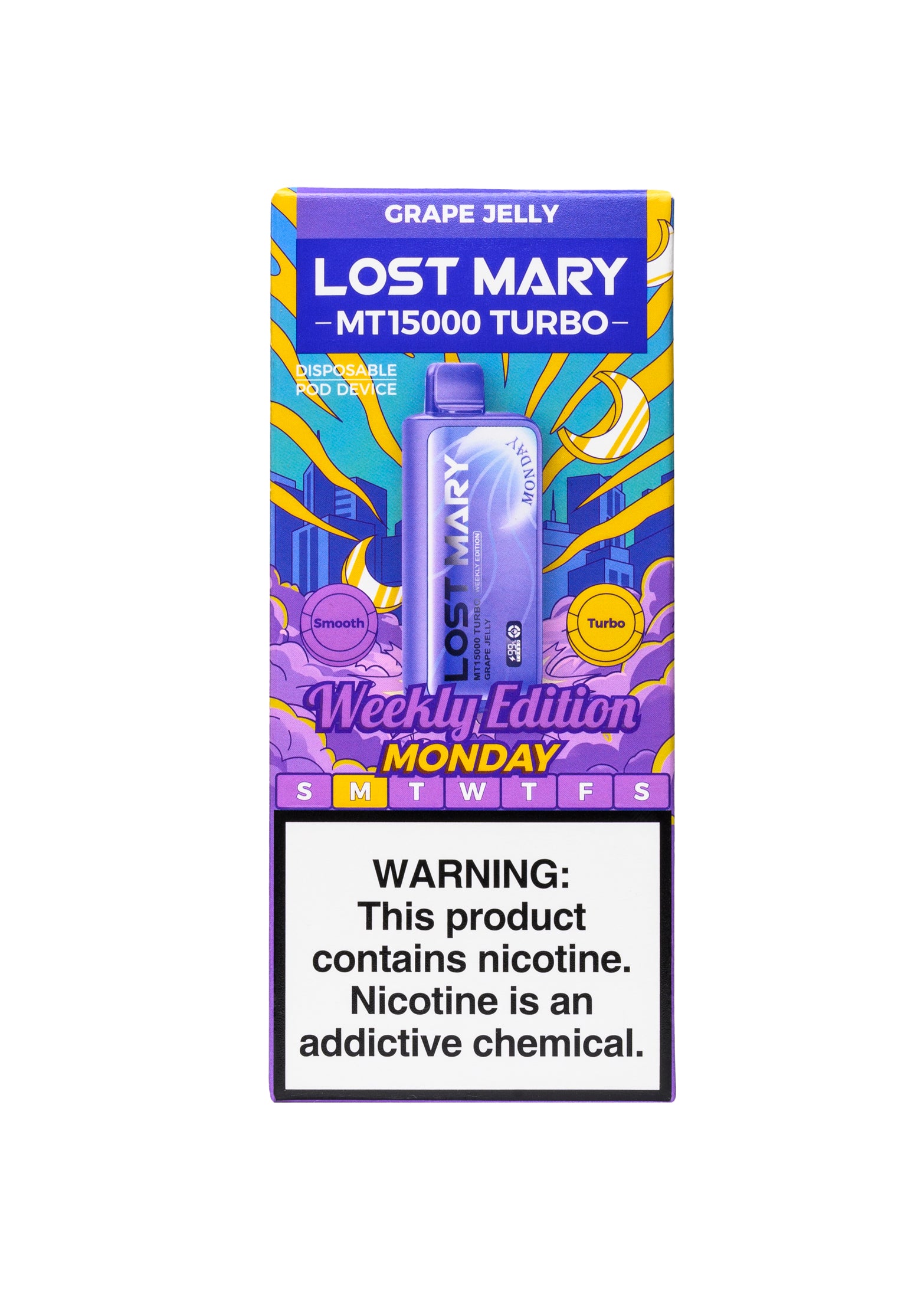 Lost Mary MT15000 Turbo: Grape Jelly (Monday)