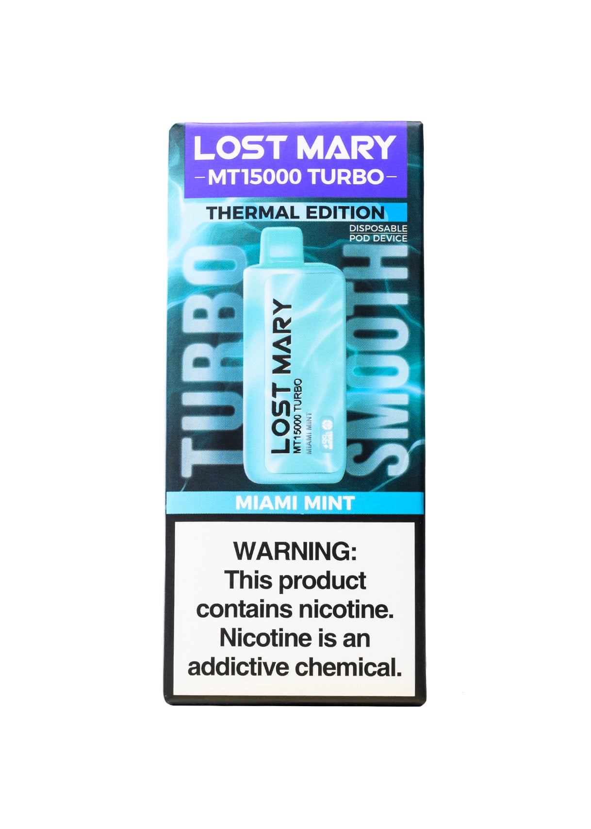 Lost Mary MT15000 Turbo Miami Mint (Thermal Edition) | GetPop Lost Mary MT15000 Turbo Miami Mint (Thermal Edition) | GetPop