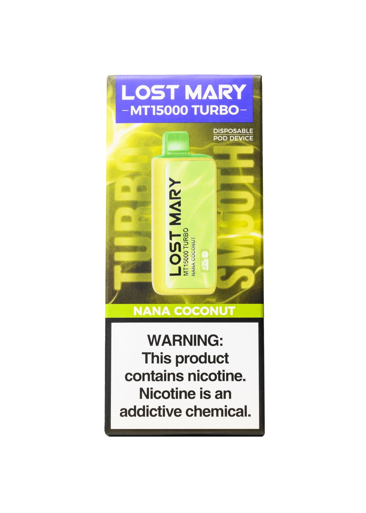 Lost Mary MT15000 Turbo Nana Coconut | GetPop Lost Mary MT15000 Turbo Nana Coconut | GetPop
