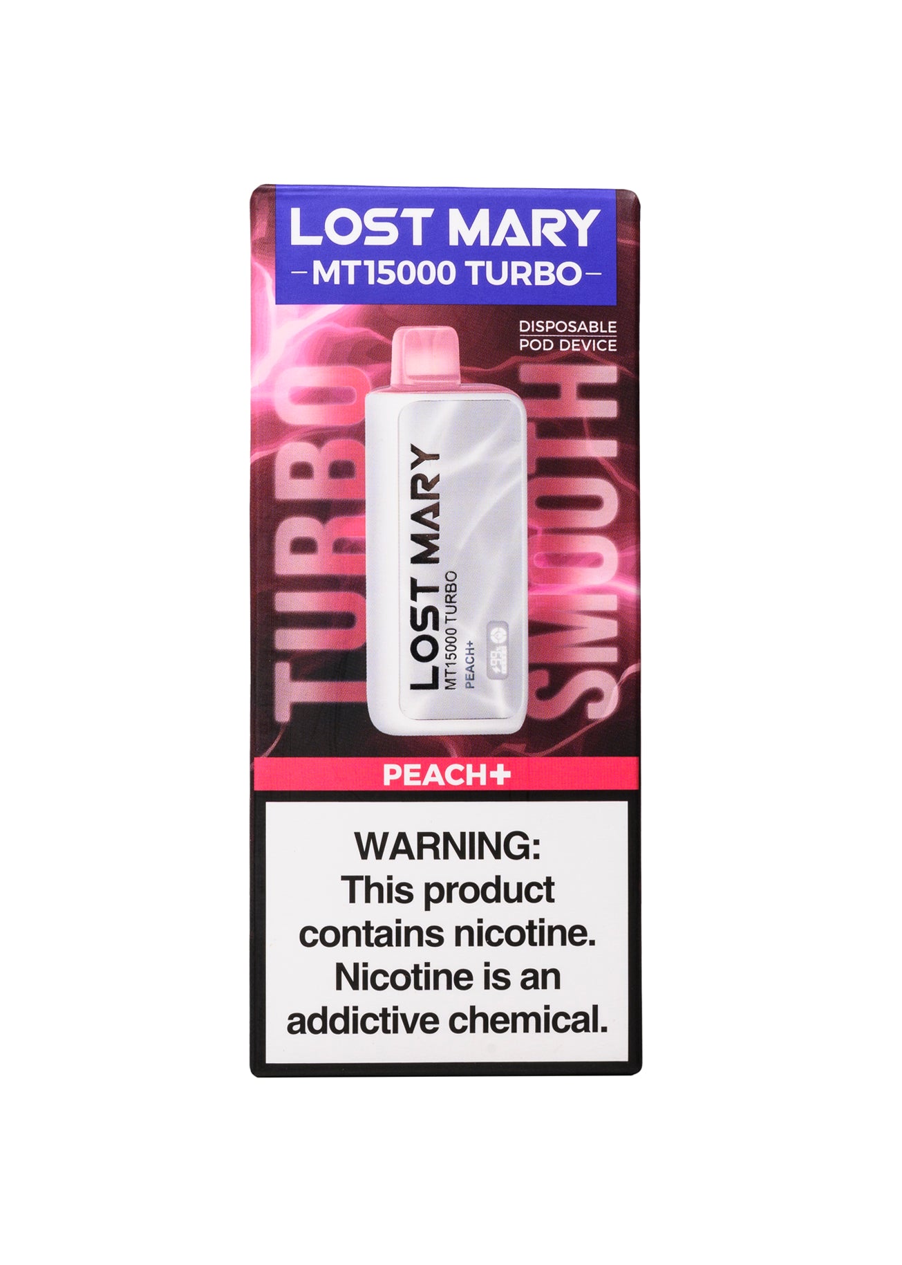 Lost Mary MT15000 Turbo Peach Plus | GetPop Lost Mary MT15000 Turbo Peach Plus | GetPop
