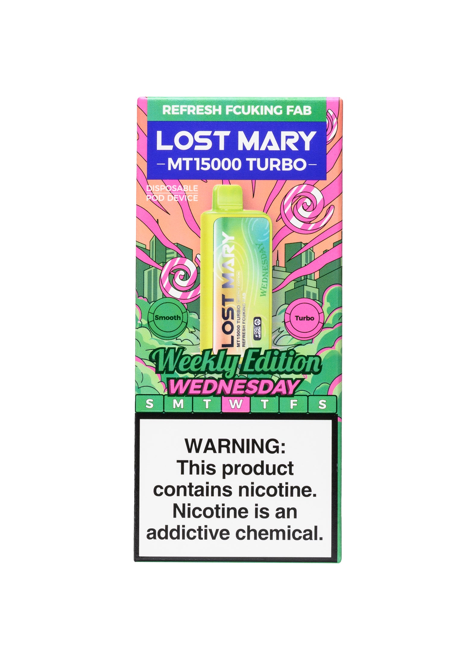 Lost Mary MT15000 Turbo Refresh Fcuking Fab | GetPop Lost Mary MT15000 Turbo Refresh Fcuking Fab | GetPop