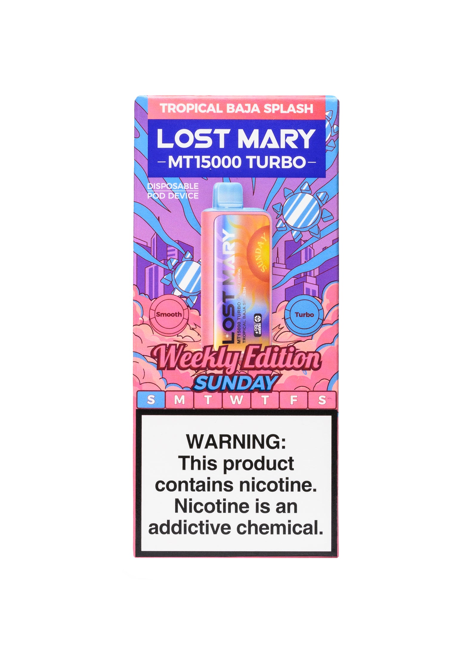 Lost Mary MT15000 Turbo Tropical Baja Splash | GetPop Lost Mary MT15000 Turbo Tropical Baja Splash | GetPop