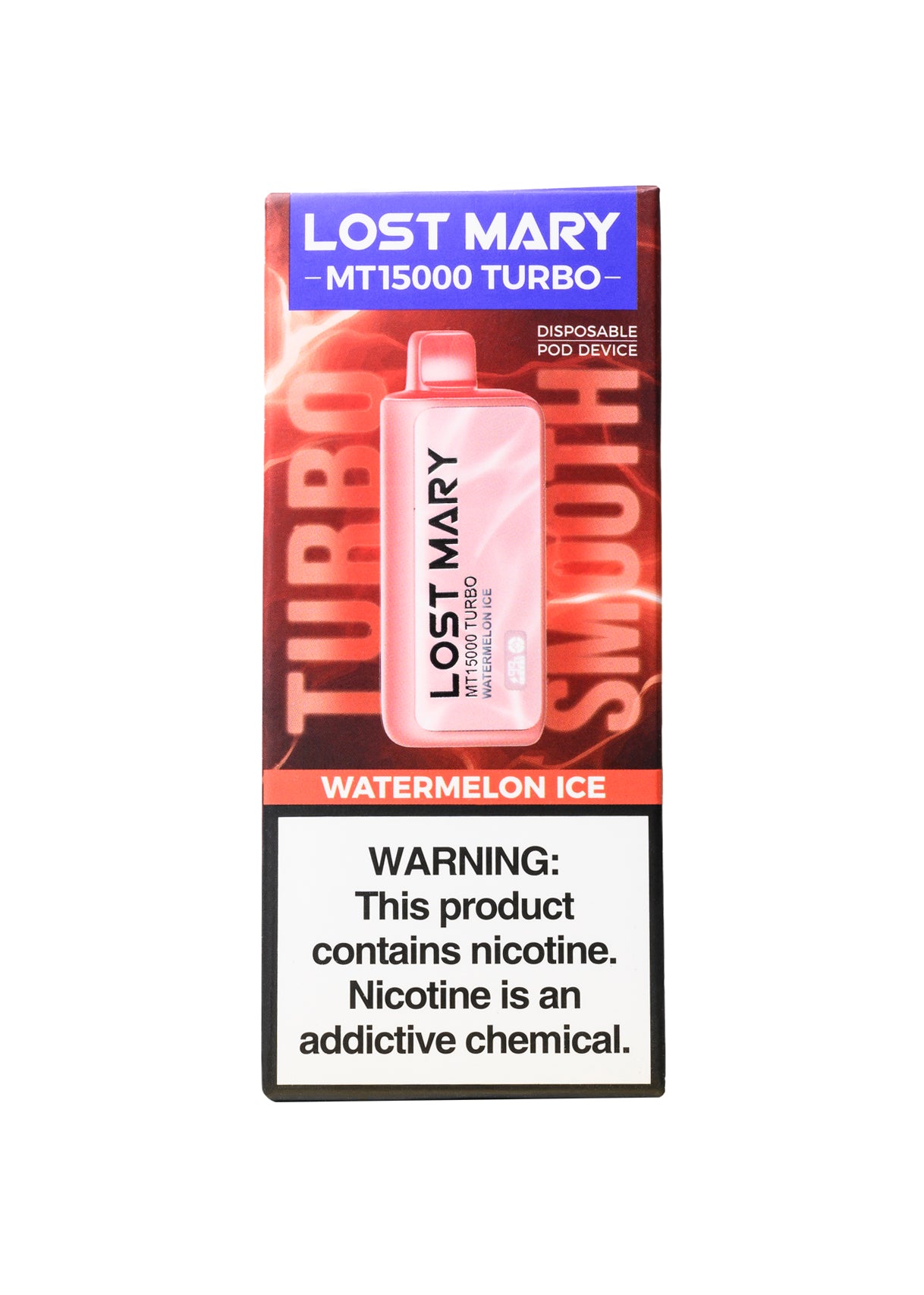 Lost Mary MT15000 Turbo Watermelon Ice | GetPop Lost Mary MT15000 Turbo Watermelon Ice | GetPop