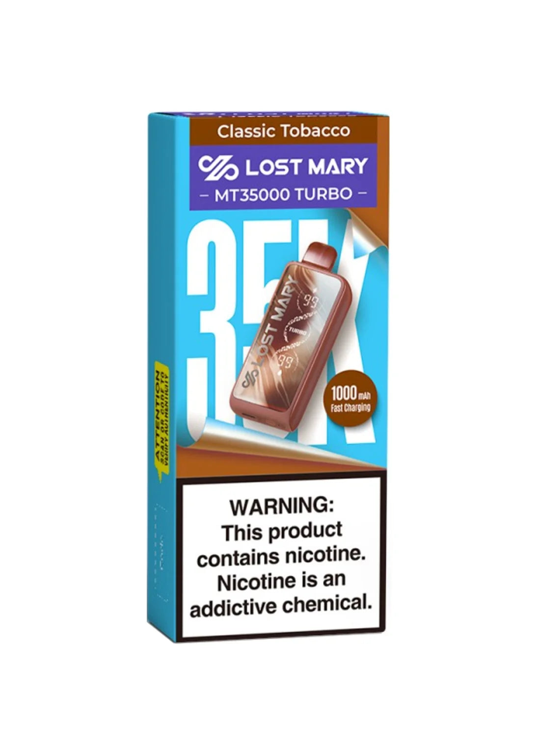 Lost Mary MT35000 Turbo Classic Tobacco