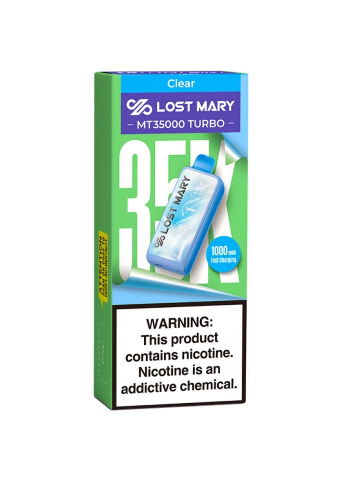 Lost Mary MT35000 Turbo Clear