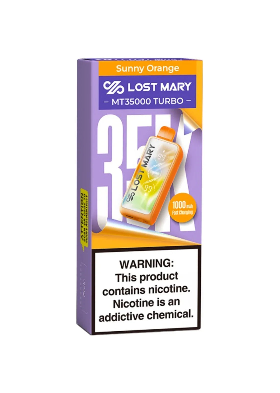 Lost Mary MT35000 Turbo Sunny Orange | GetPop Lost Mary MT35000 Turbo Sunny Orange | GetPop