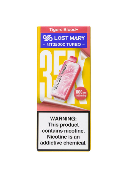 Lost Mary MT35000 Turbo Tigers Blood Plus | GetPop Lost Mary MT35000 Turbo Tigers Blood Plus | GetPop