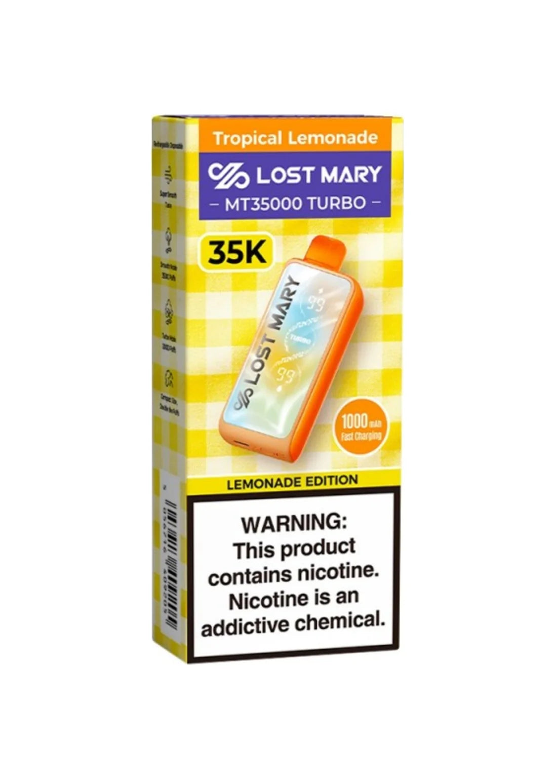 Lost Mary MT35000 Turbo Tropical Lemonade