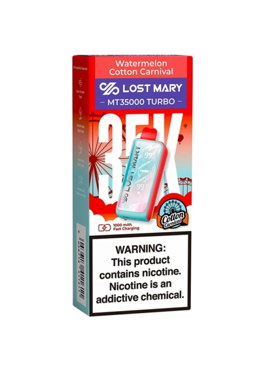Lost Mary MT35000 Turbo Watermelon Cotton Carnival