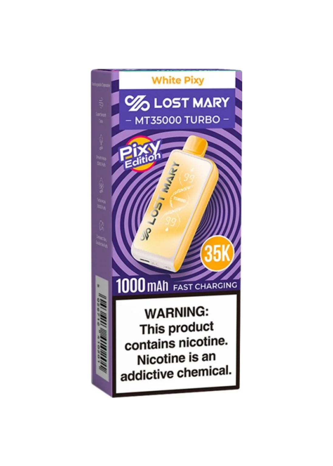 Lost Mary MT35000 Turbo White Pixy