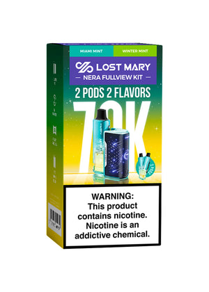 lost mary nera pods amazon Lost Mary Nera Fullview 70K Refill Pods Black Mint
