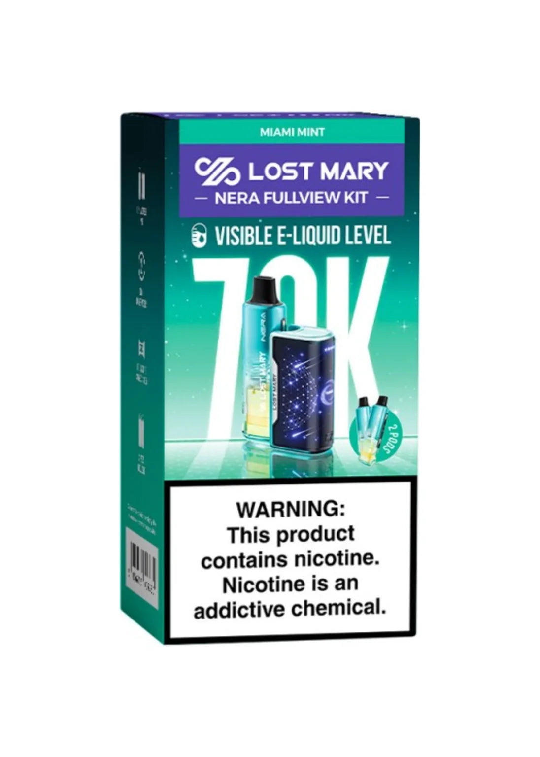 Lost Mary Nera Fullview 70K Kit Miami Mint