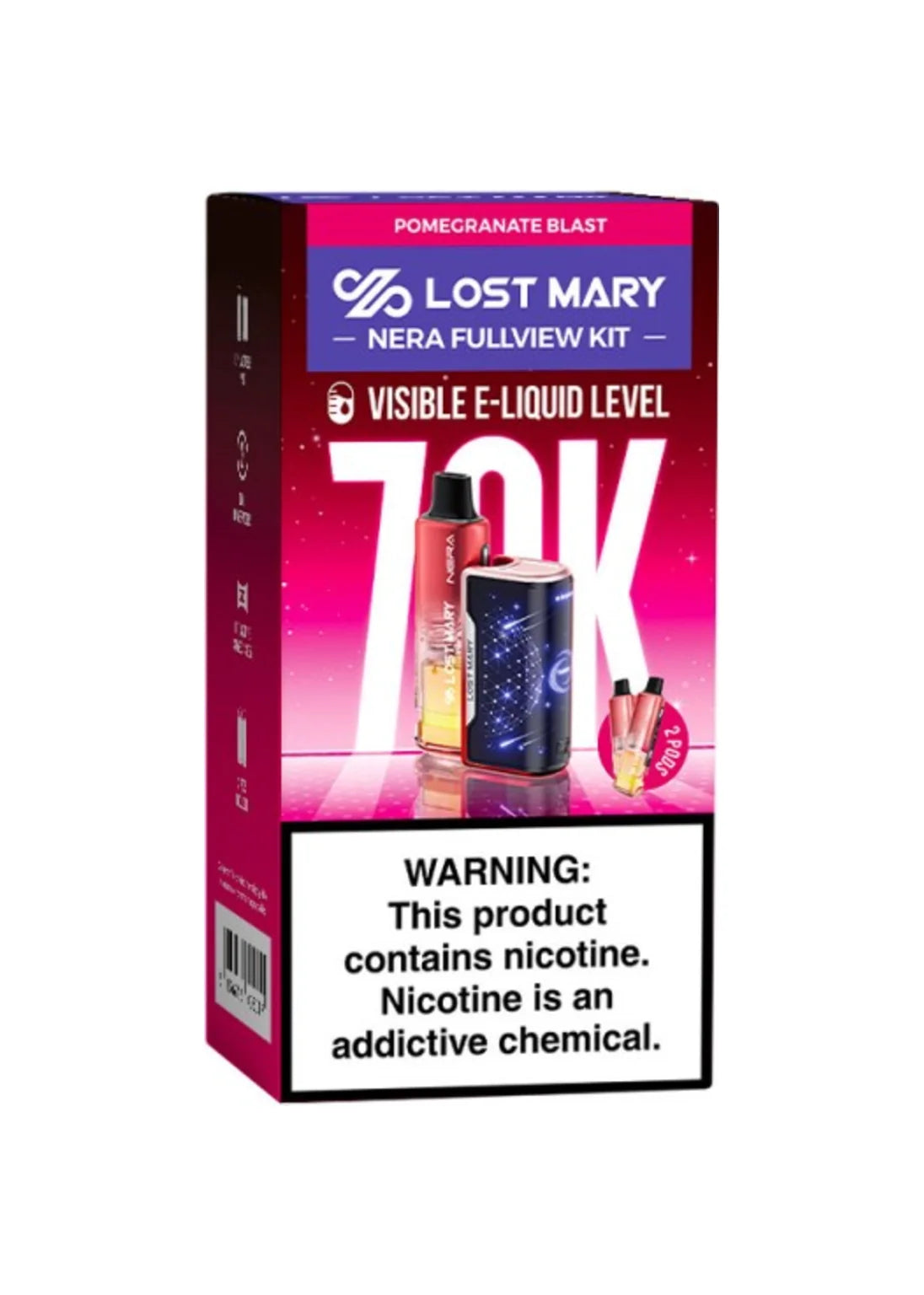 Lost Mary Nera Fullview 70K Kit Pomegranate Blast