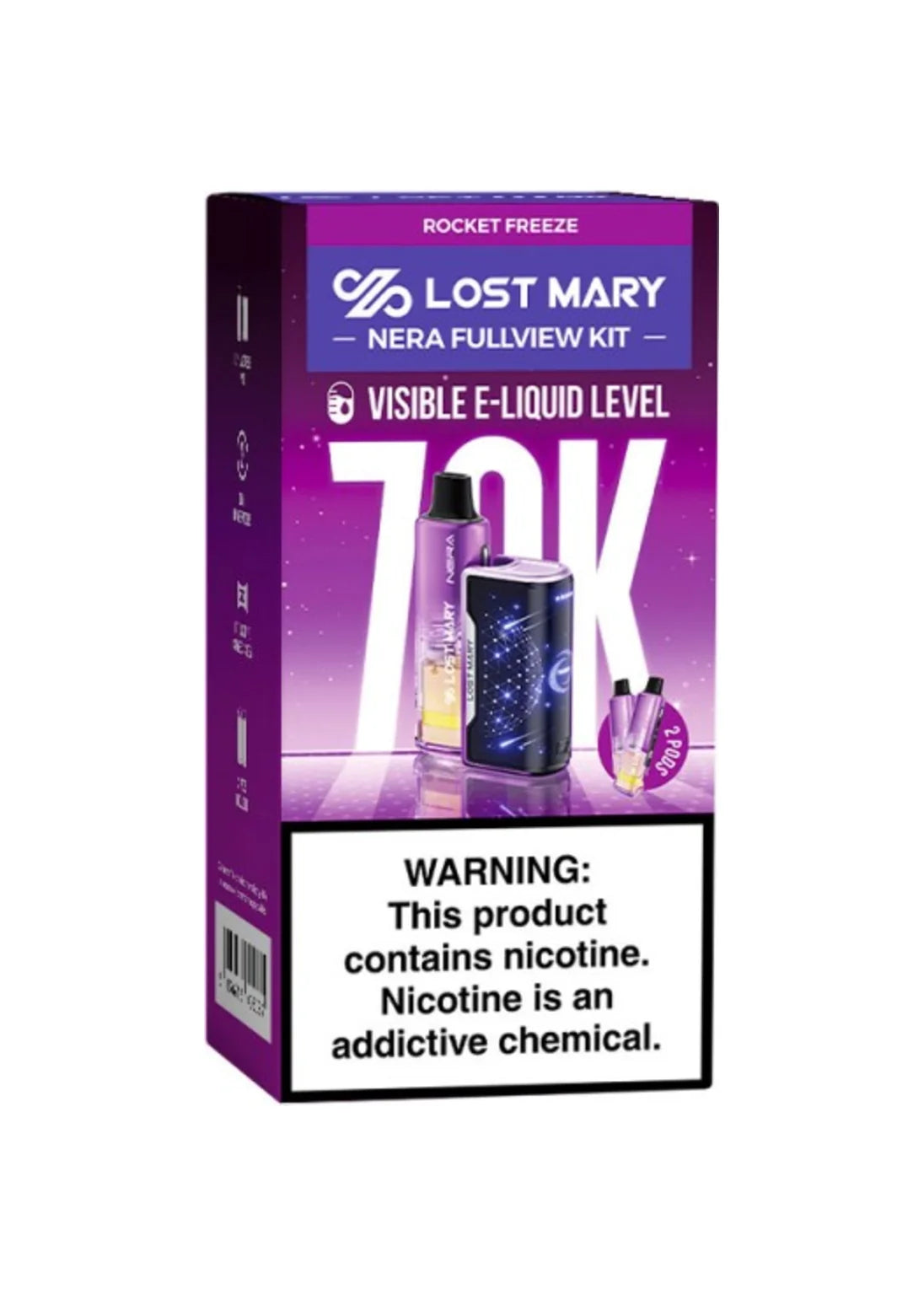 Lost Mary Nera Fullview 70K Kit Rocket Freeze