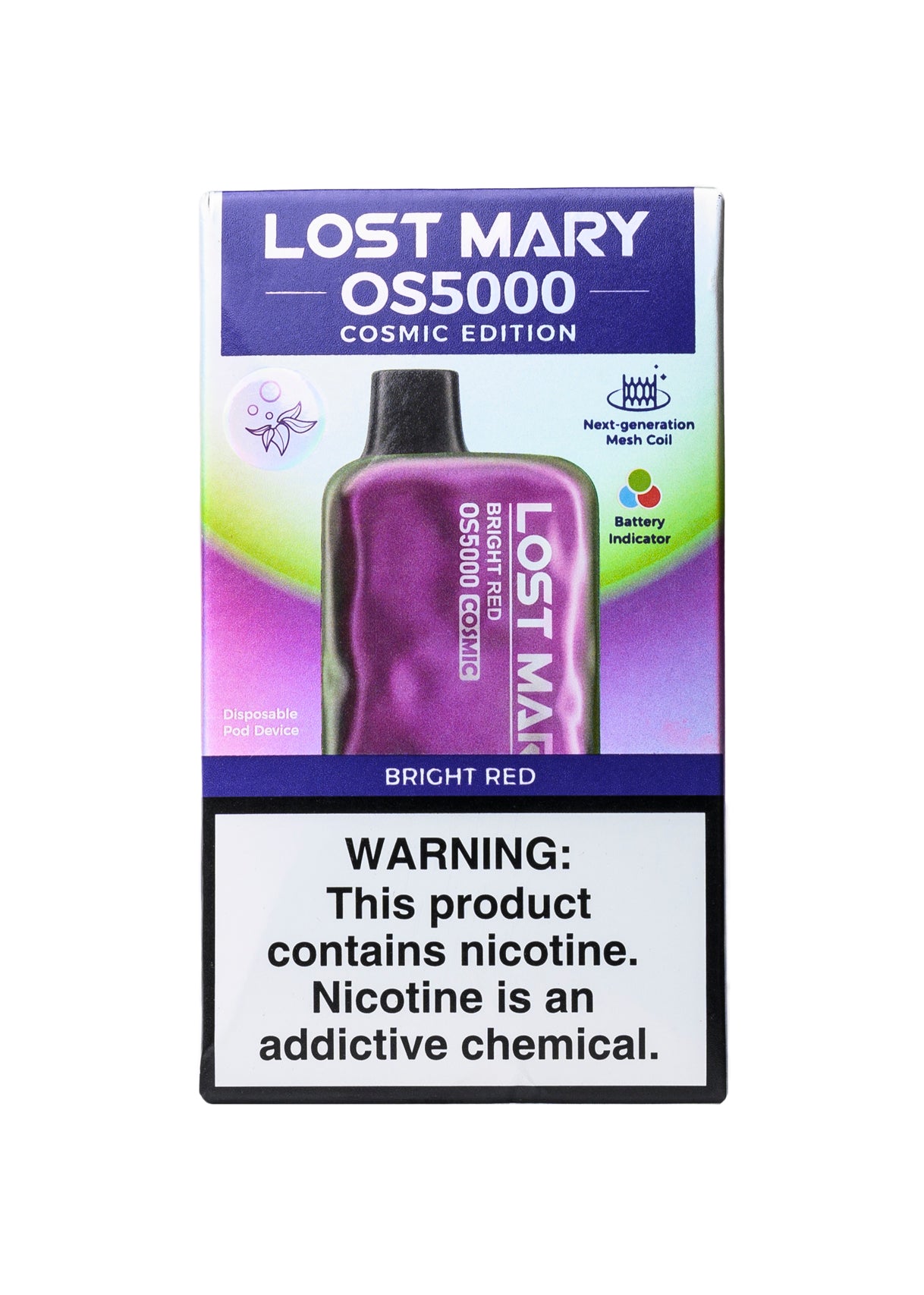 Lost Mary OS5000 Bright Red | GetPop Lost Mary OS5000 Bright Red | GetPop