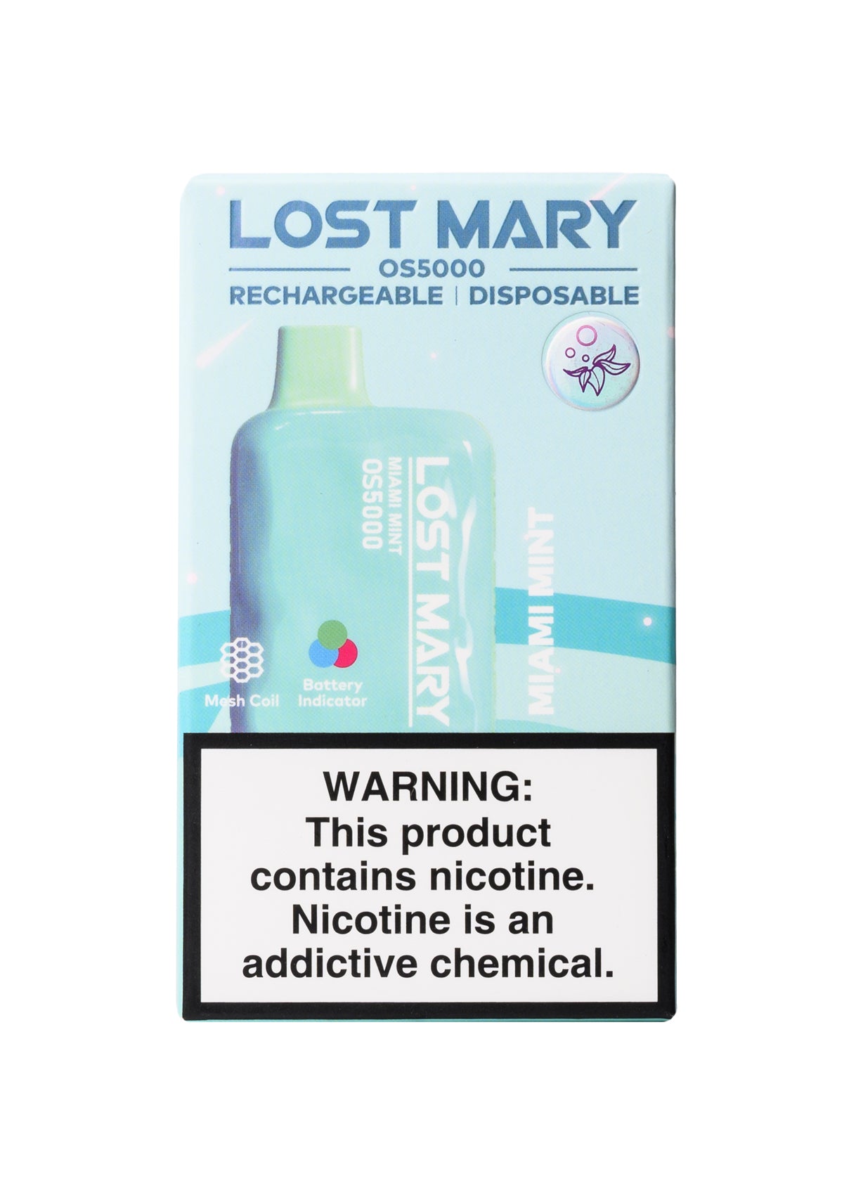 Lost Mary OS5000 Miami Mint | GetPop Lost Mary OS5000 Miami Mint | GetPop