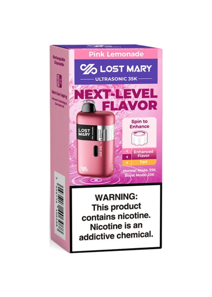lost mary ultrasonic flavors Lost Mary Ultrasonic 35K Review: Flavor and Performance main image 0