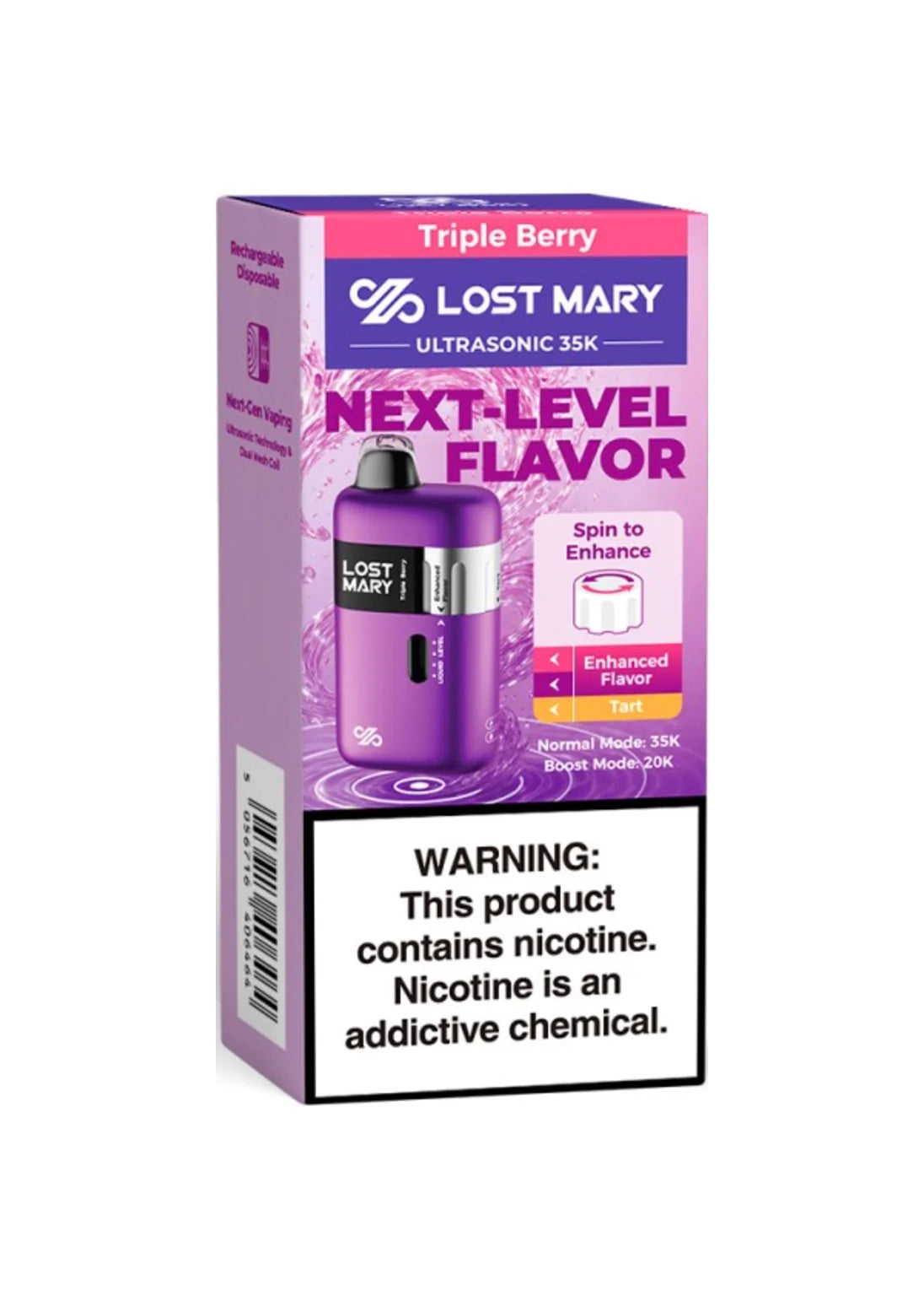 Lost Mary Ultrasonic 35K Triple Berry
