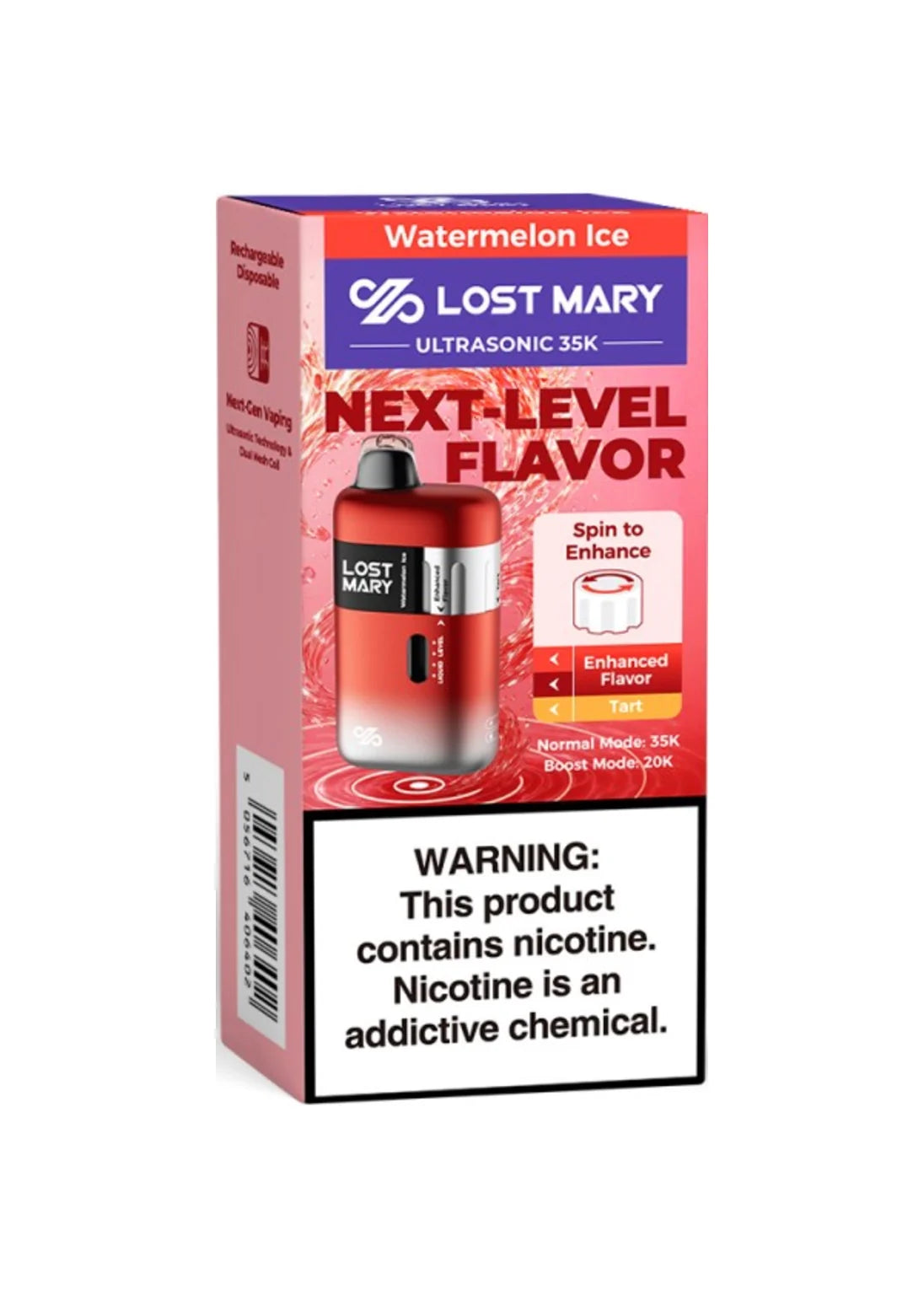 Lost Mary Ultrasonic 35K Watermelon Ice