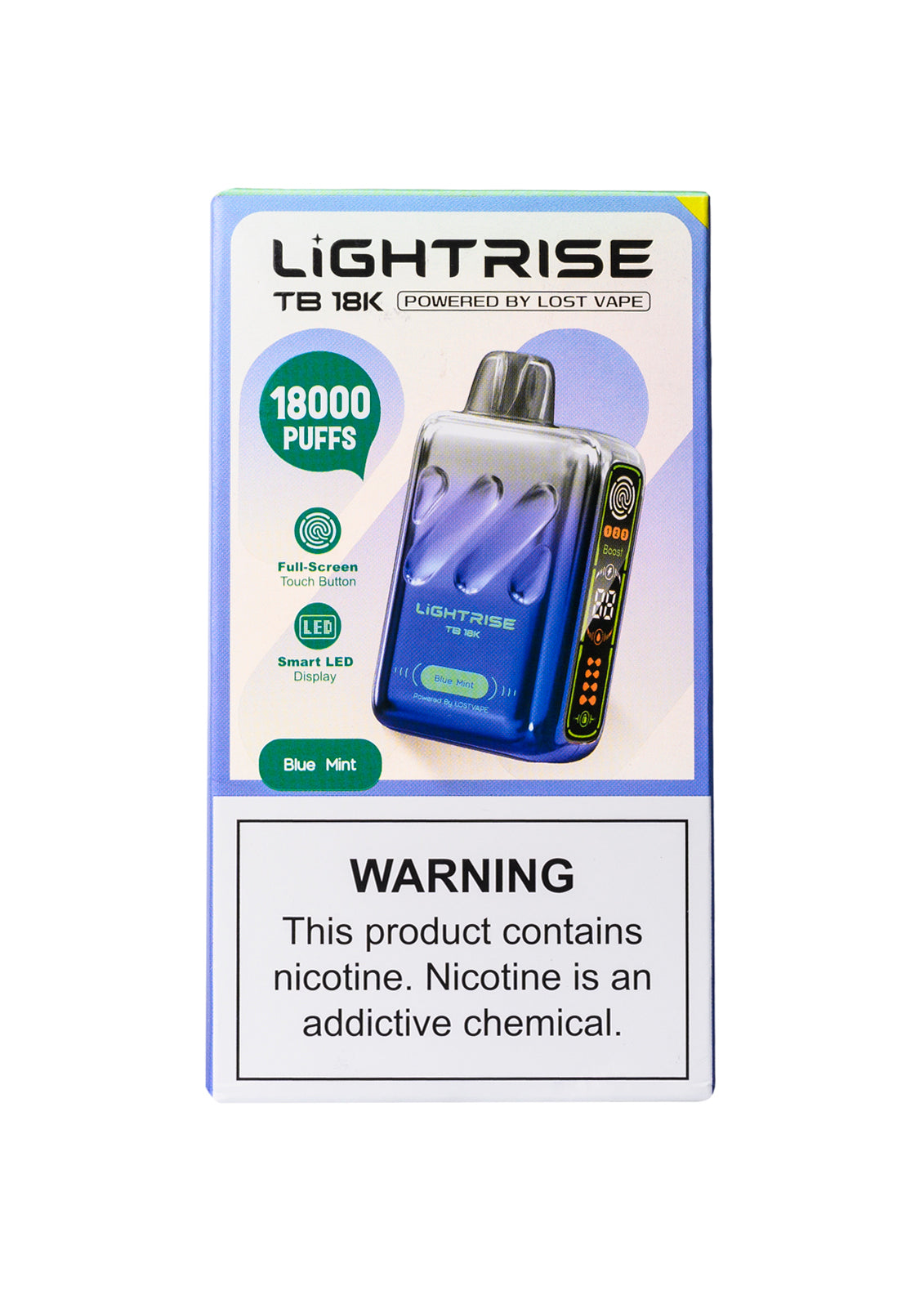 Lost Vape Lightrise TB 18K Blue Mint | GetPop Lost Vape Lightrise TB 18K Blue Mint | GetPop