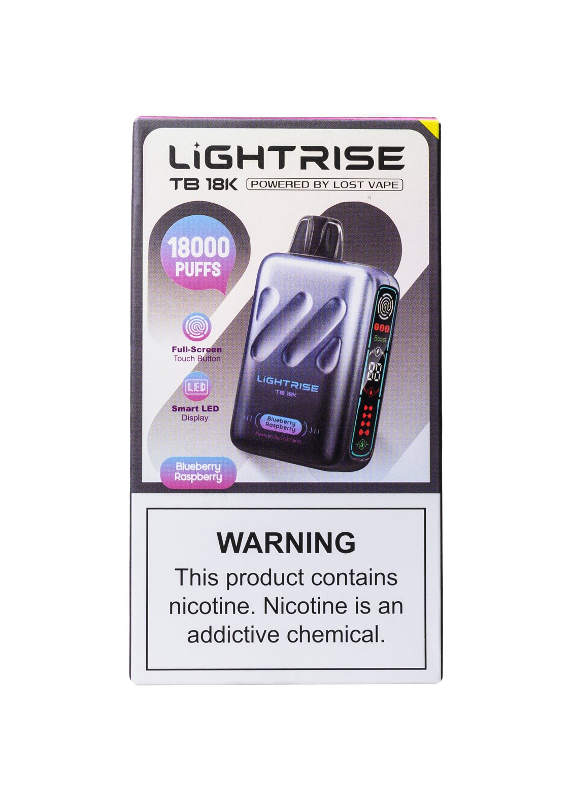 Lost Vape Lightrise TB 18K Blueberry Raspberry | GetPop Lost Vape Lightrise TB 18K Blueberry Raspberry | GetPop