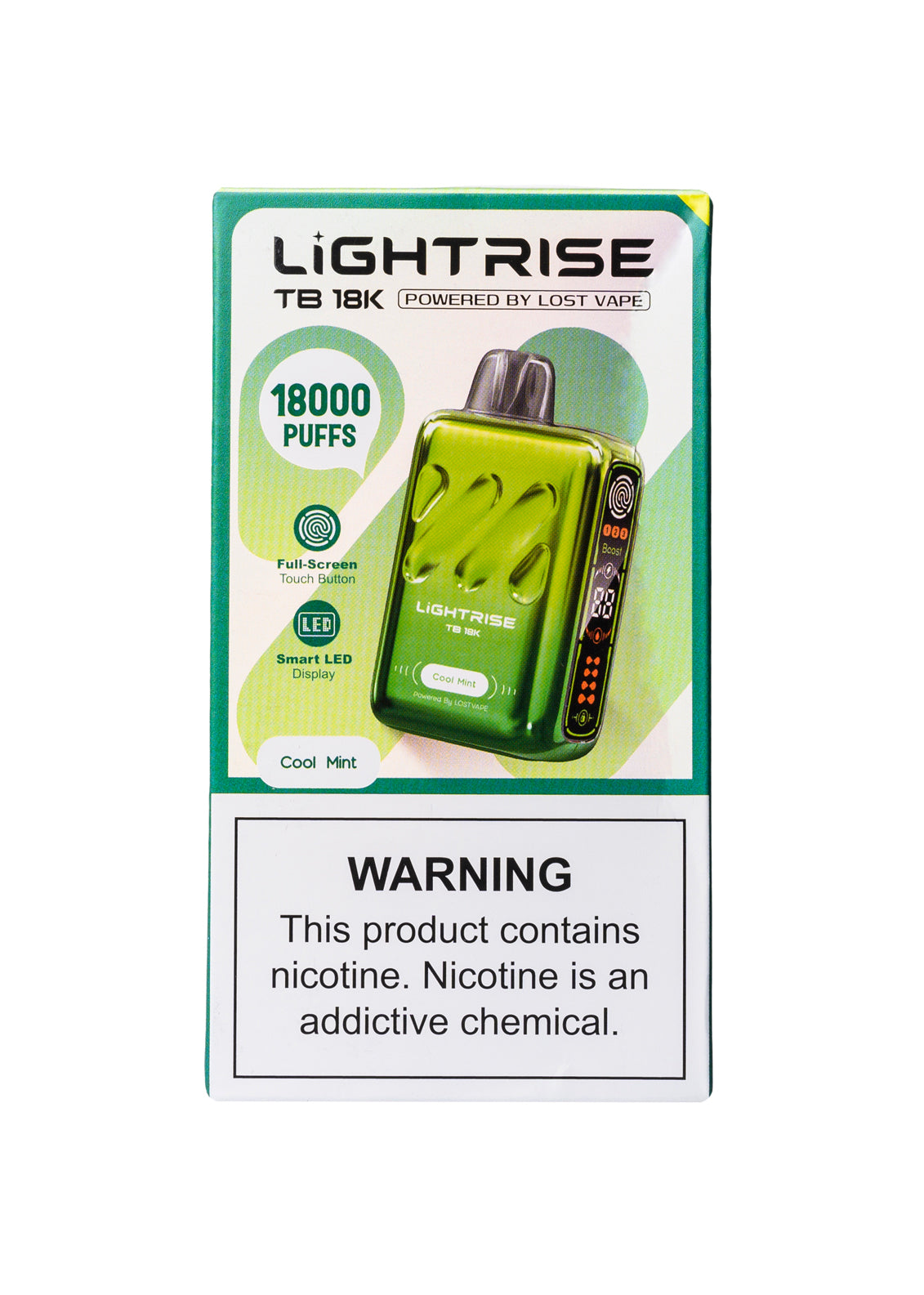 Lost Vape Lightrise TB 18K Cool Mint | GetPop Lost Vape Lightrise TB 18K Cool Mint | GetPop