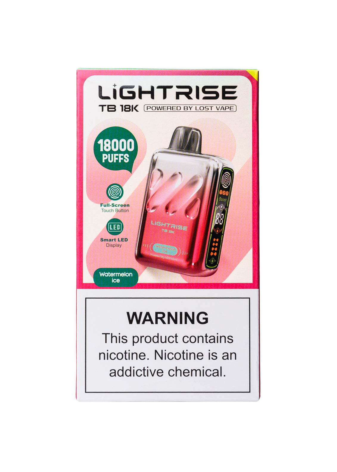 Lost Vape Lightrise TB 18K Watermelon Ice | GetPop Lost Vape Lightrise TB 18K Watermelon Ice | GetPop