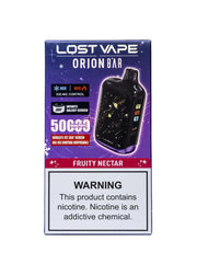 Lost Vape Orion Bar 50K Fruity Nectar product packaging