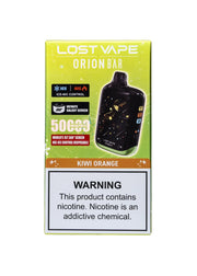 Lost Vape Orion Bar 50K Kiwi Orange product packaging