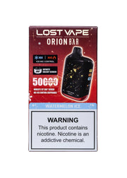 Lost Vape Orion Bar 50K Watermelon Ice product packaging