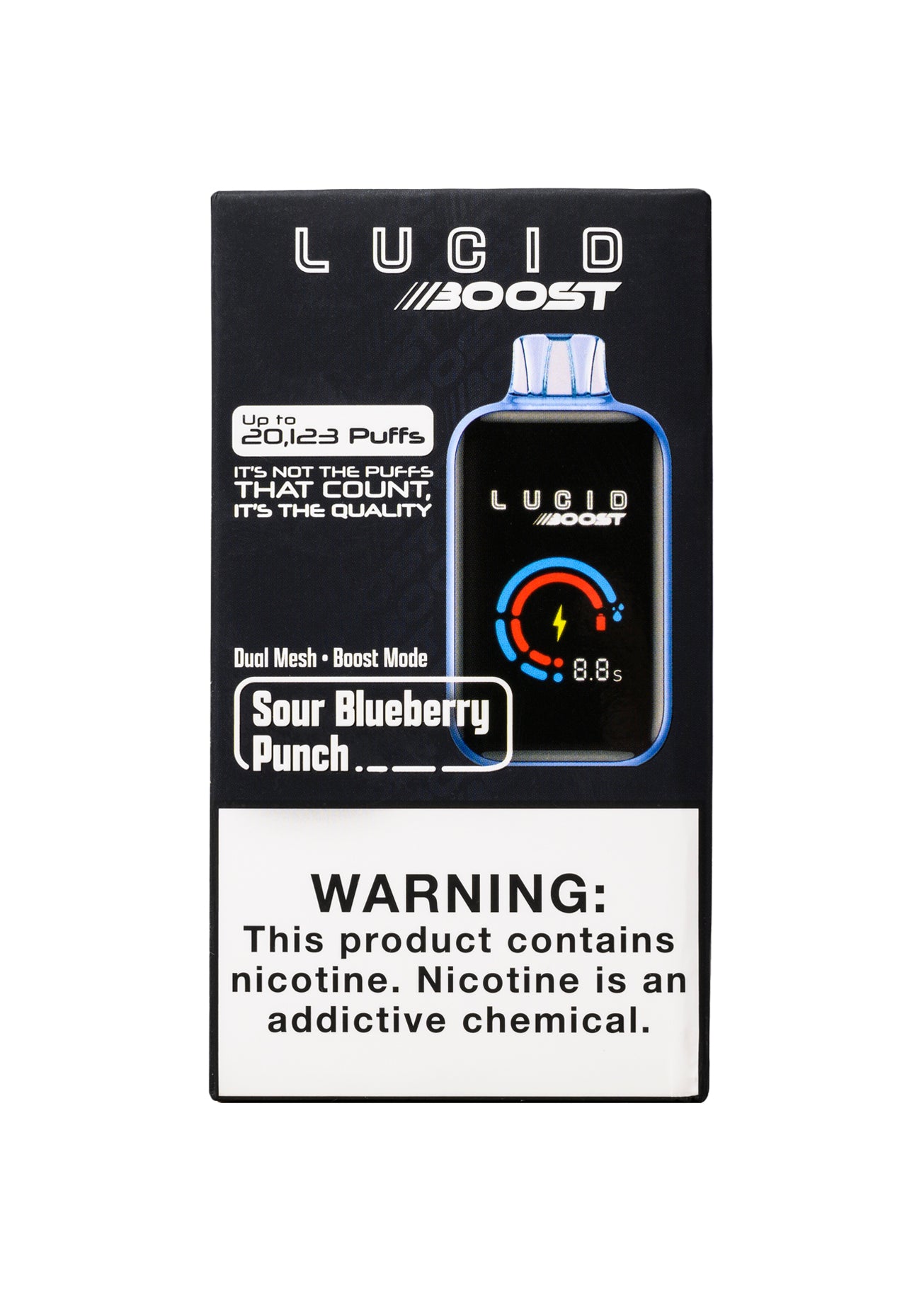 Lucid Boost 20K Sour Blueberry Punch