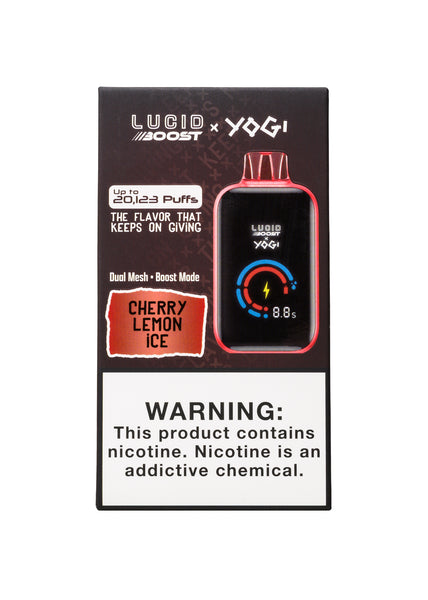 Lucid Boost x Yogi 20K Cherry Lemon Ice | GetPop