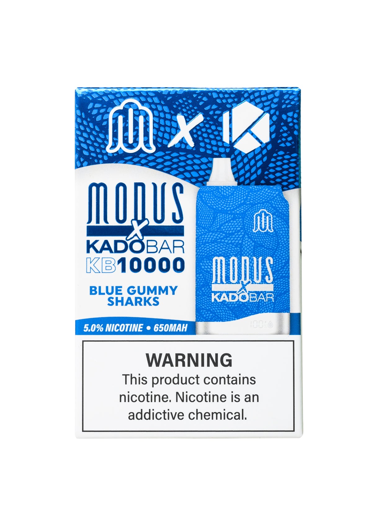 Modus x Kado Bar KB10000 Blue Gummy Sharks | GetPop Modus x Kado Bar KB10000 Blue Gummy Sharks | GetPop
