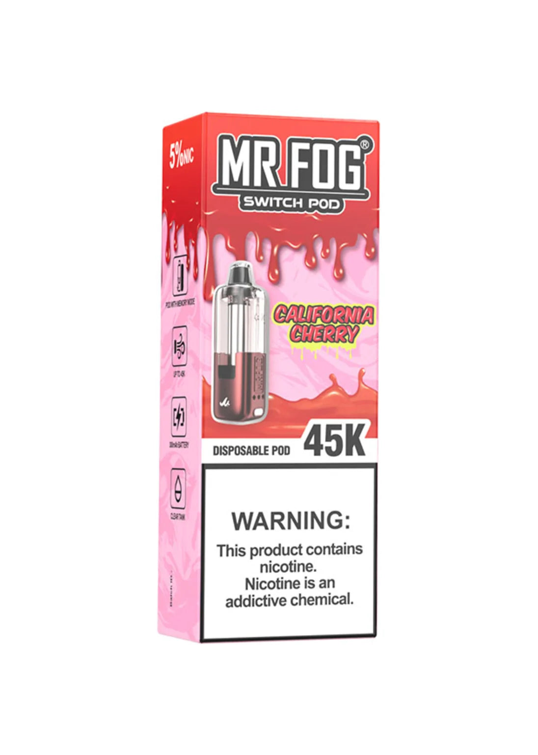 Mr Fog Switch Pod 45K Pod California Cherry