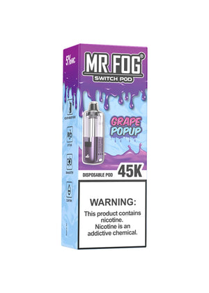 Mr Fog Switch Pod 45K Kit Virginia Tobacco | GetPop Mr Fog Switch Pod 45K Kit Virginia Tobacco | GetPop