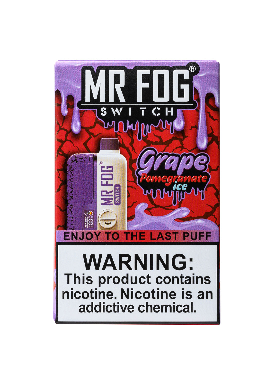 Mr Fog Switch SW15000 Grape Pomegranate Ice