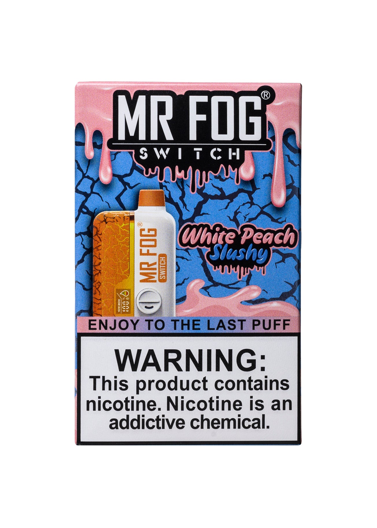 Mr Fog Switch SW15000 White Peach Slushy