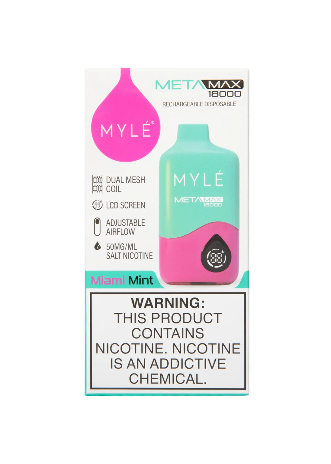 MYLE Meta Max 18K Miami Mint | GetPop MYLE Meta Max 18K Miami Mint | GetPop
