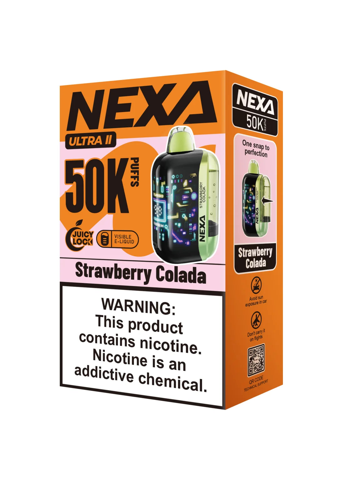 Nexa Ultra II 50K Strawberry Colada