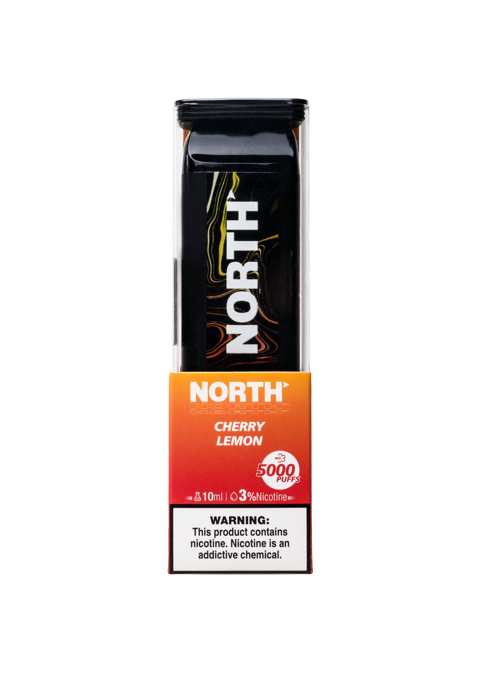 3 percent nicotine disposable vape North 5000 3% Cherry Lemon 3%