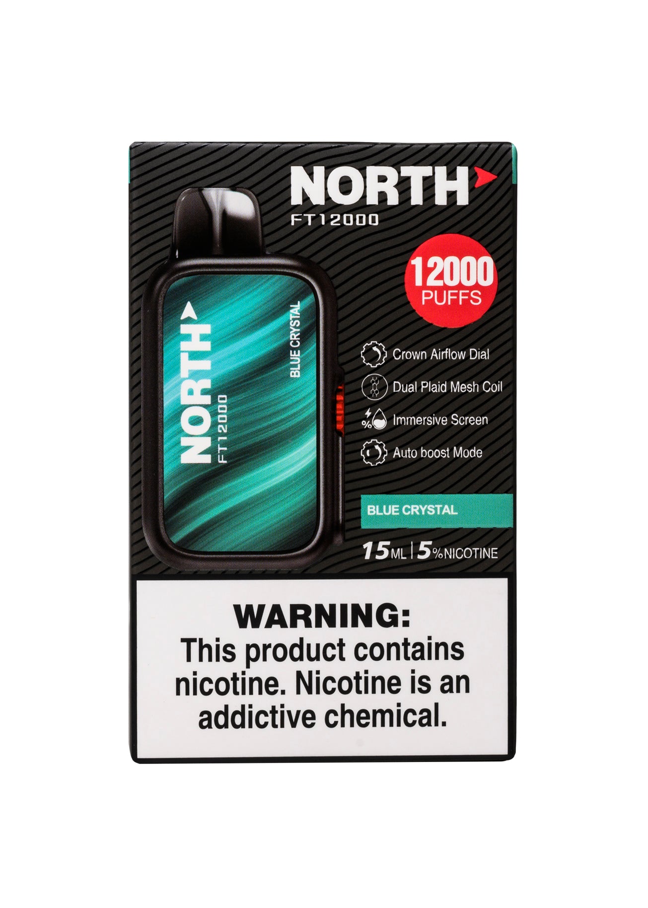 North FT12000 Blue Crystal | GetPop North FT12000 Blue Crystal | GetPop
