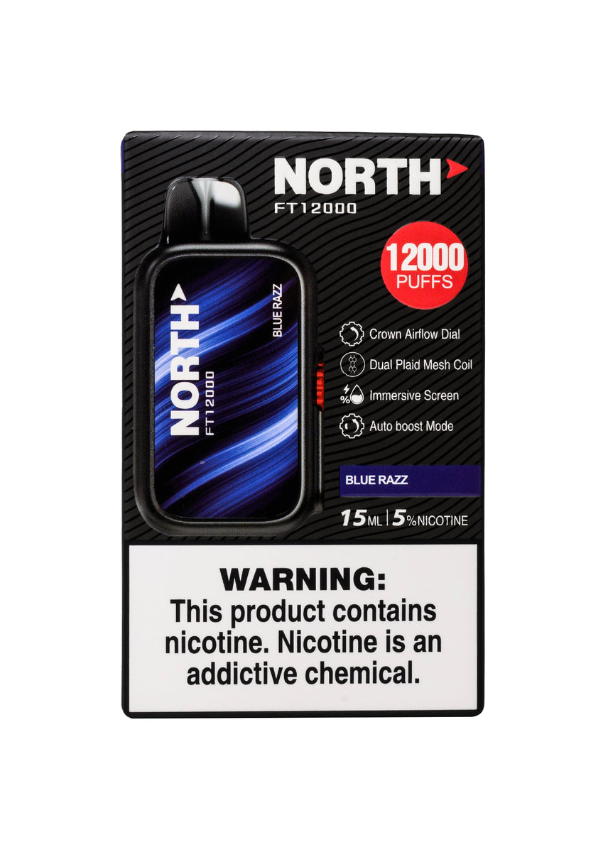 North FT12000 Blue Razz | GetPop | GetPop