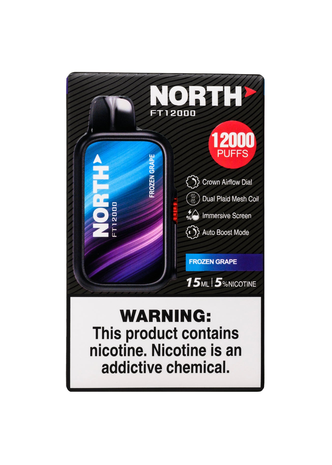 elf bar vape uk North Disposable Vape 5000 Puff -Blue Raspberry main image 0
