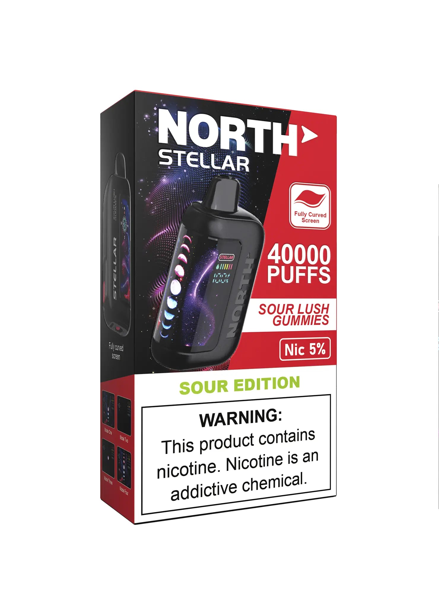 North Stellar 40K Sour Lush Gummies