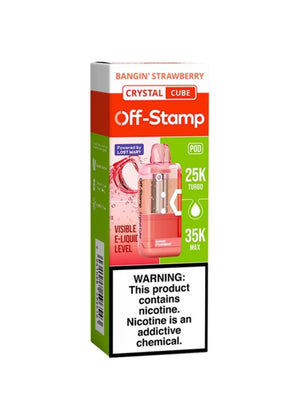 Off-Stamp Crystal Cube Pod Bangin Strawberry