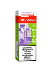 Off-Stamp Crystal Cube Pod Blue Razz Grape Ice